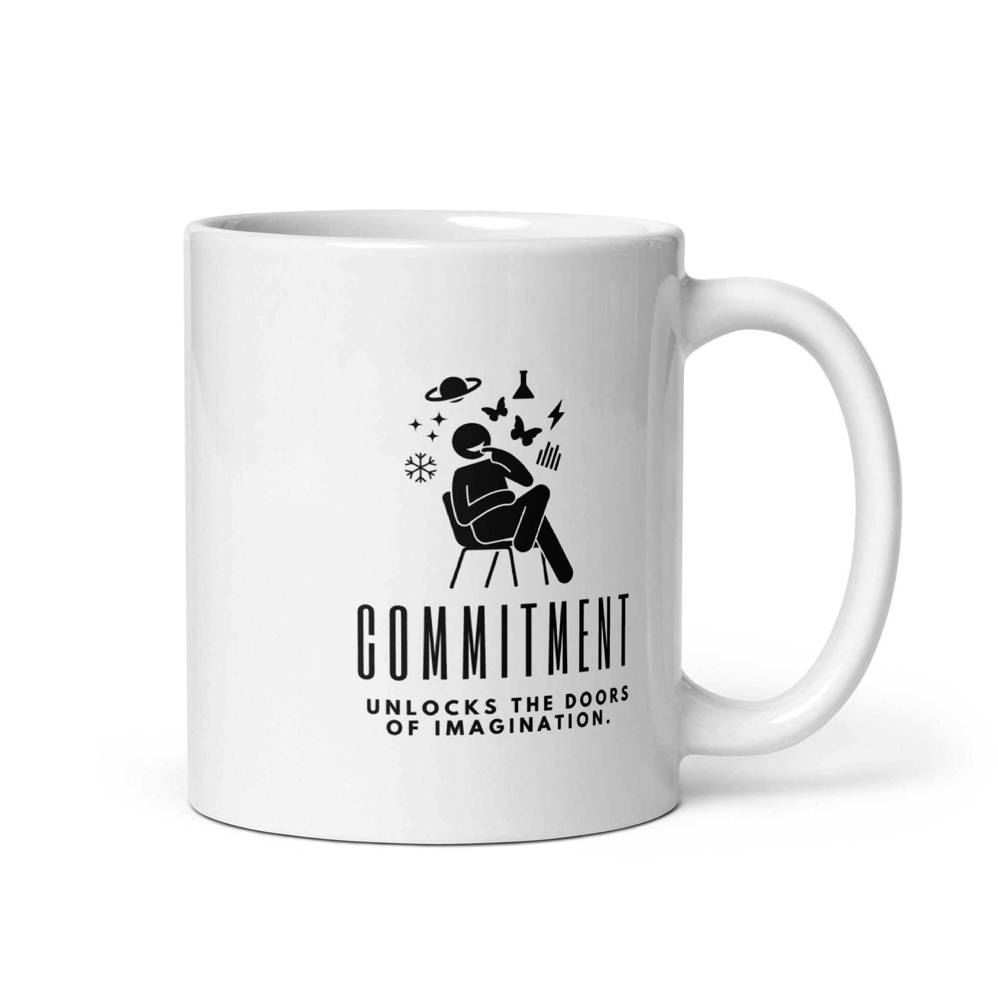 creative commitment ceramic mug - Inspire Cups