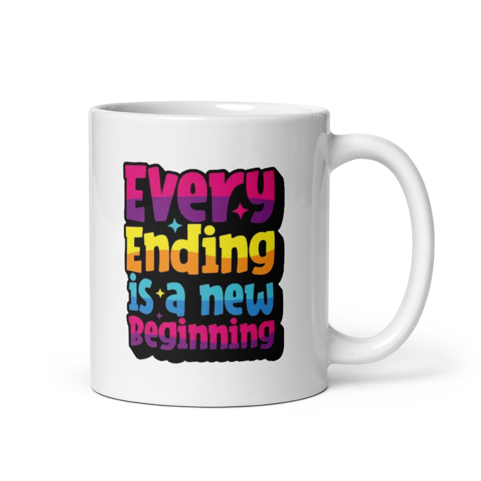 New Beginning Quote Mug - Inspire Cups
