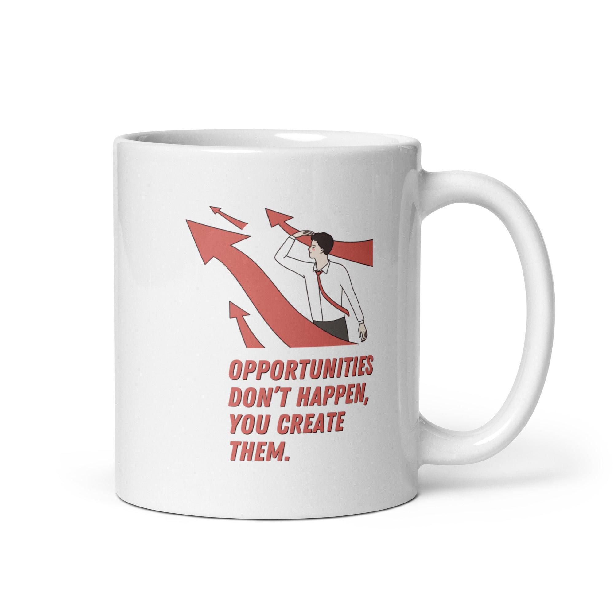 Motivational Opportunity Ceramic Mug - Inspire Cups