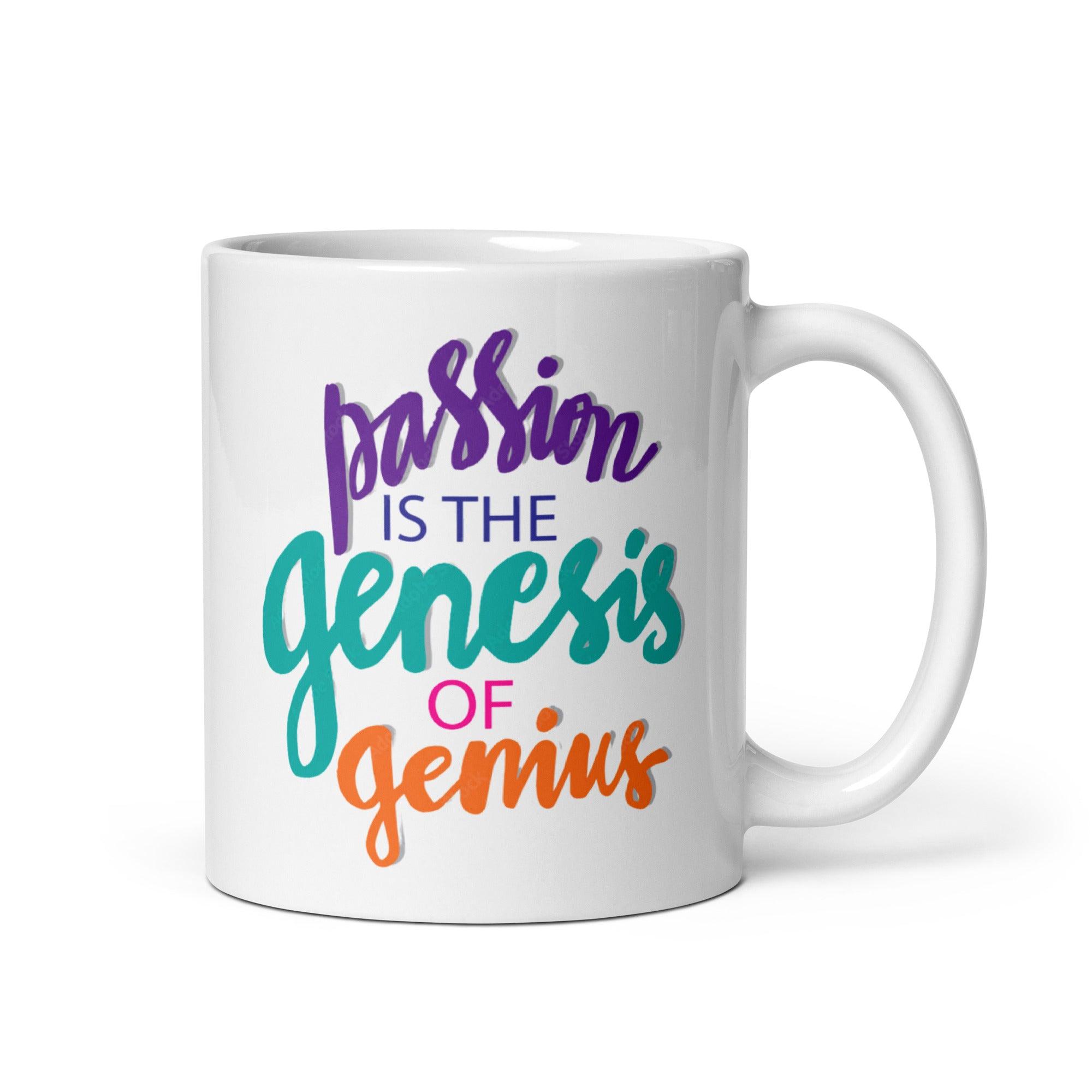 Passion Genius Quote Mug - Inspire Cups