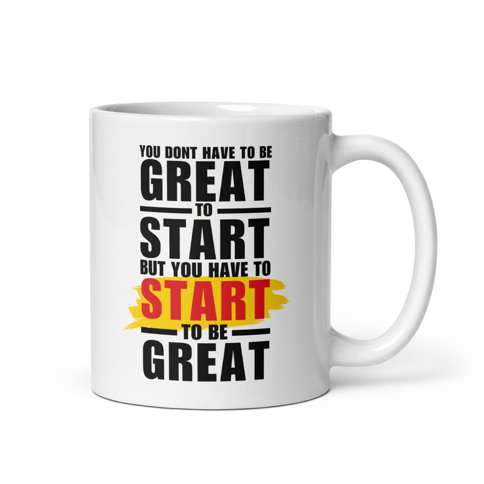 Great Start Quote Mug - Inspire Cups