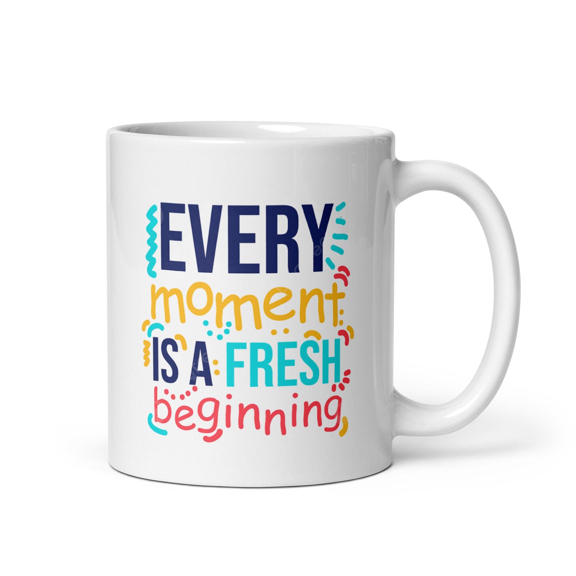 Fresh Beginning Glossy Mug - Inspire Cups