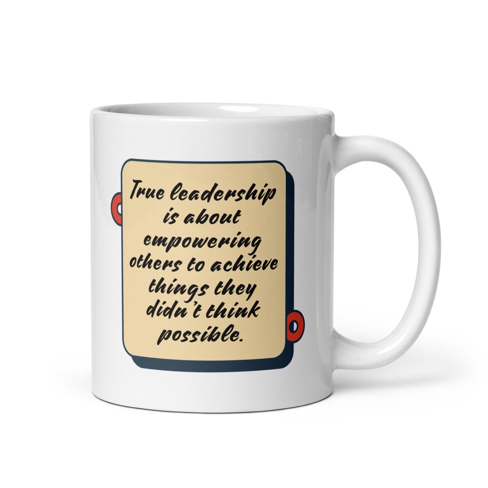Leadership Empowerment Quote Mug - Inspire Cups