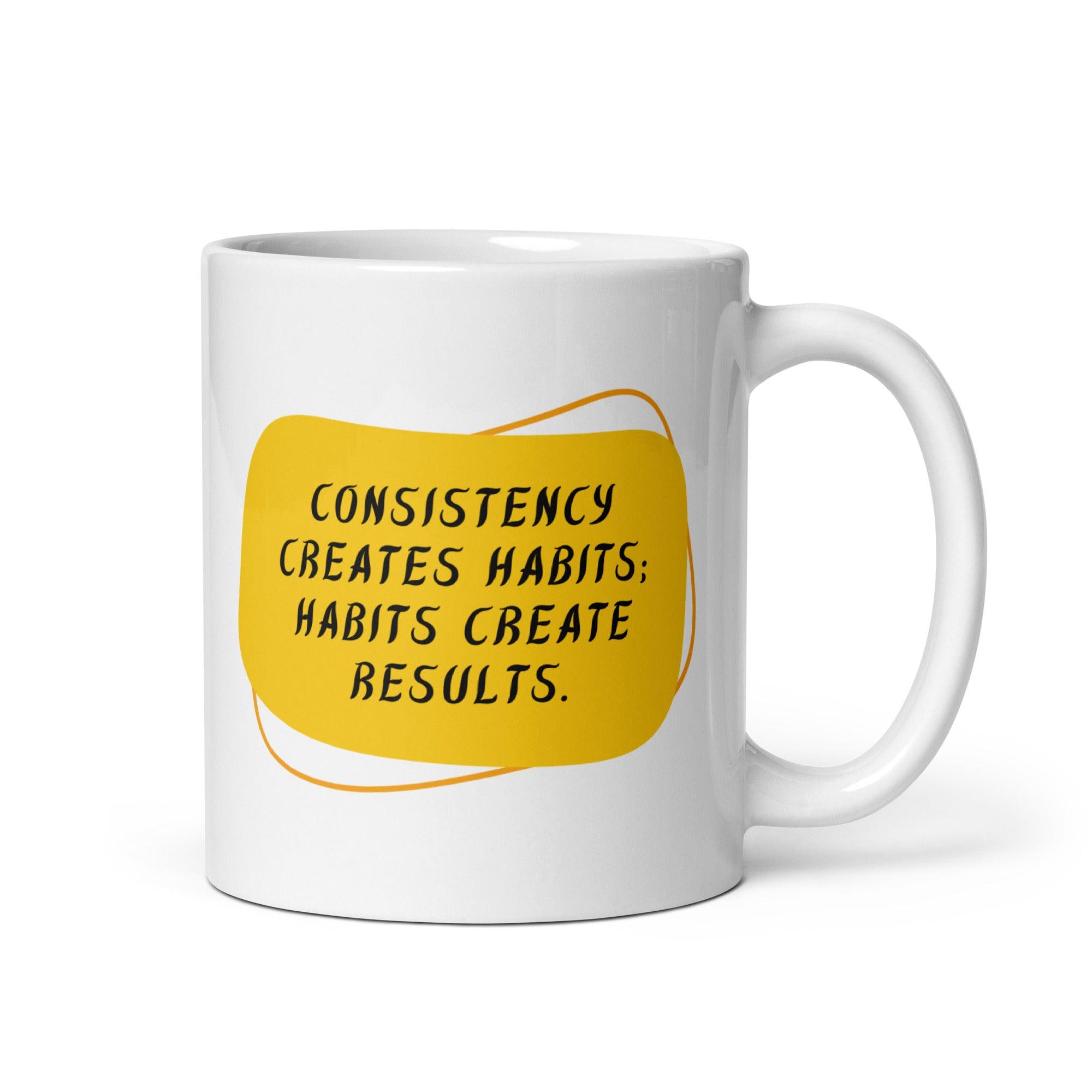 Consistency Habits Results Mug - Inspire Cups