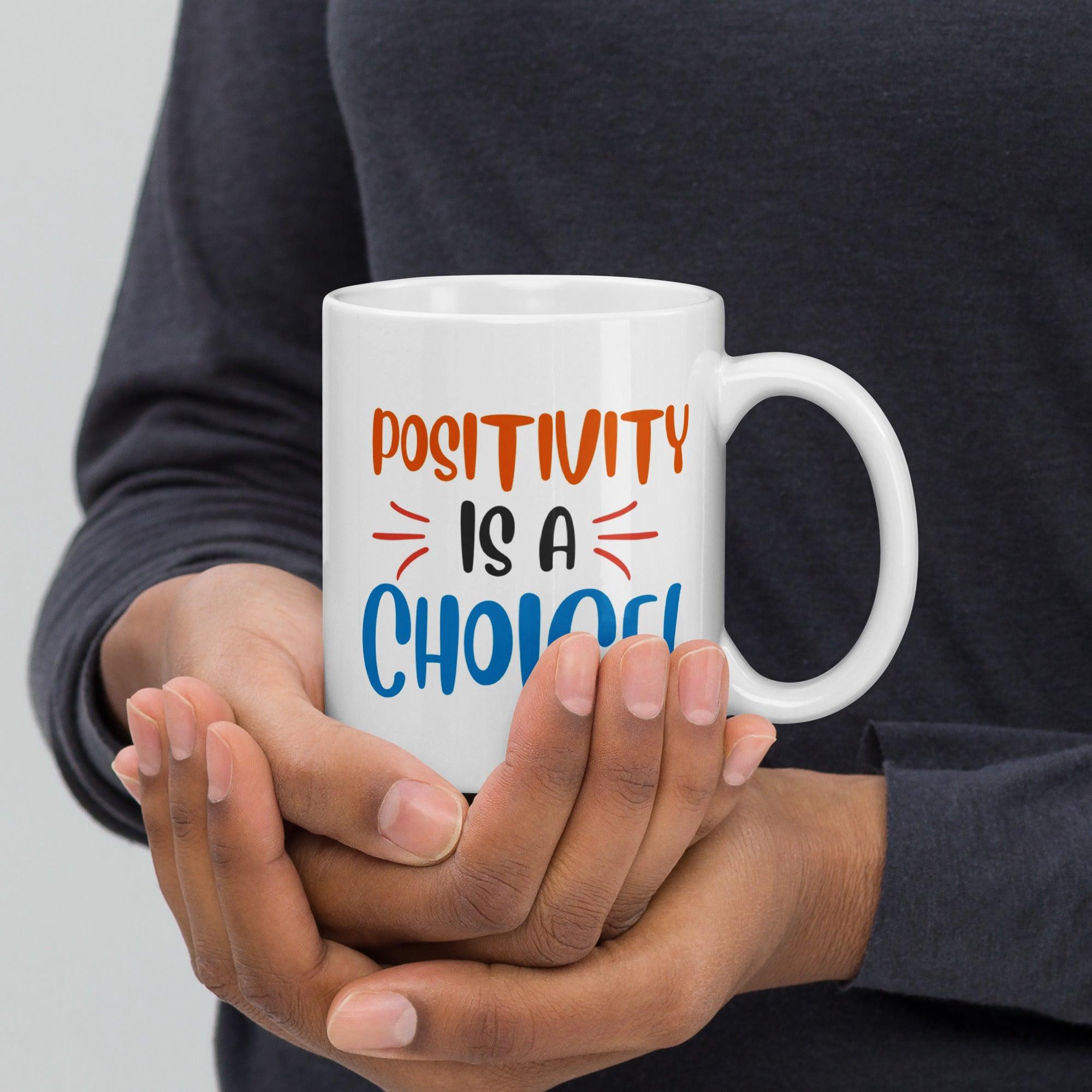 Motivational Quote Mug with Bold Ceramic Design for Uplifting - Inspire Cups