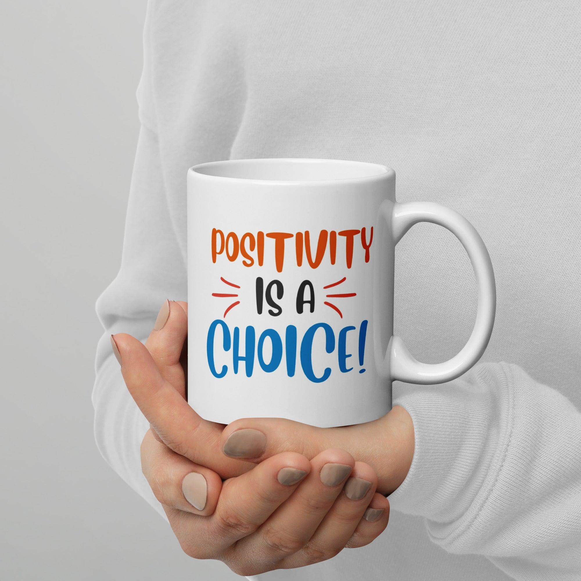 Motivational Quote Mug with Bold Ceramic Design for Uplifting - Inspire Cups