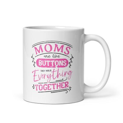 Mothers Printed Mug with Glossy Ceramic Finish and Bold Message - Inspire Cups