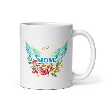 Guardian Angel Mom Mug A Tribute to Love Comfort and Protection - Inspire Cups