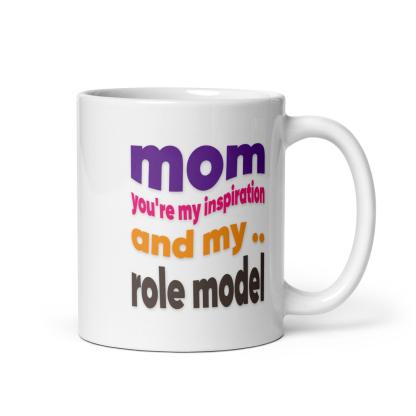 Inspirational Mom Glossy Mug A Daily Reminder of Love and Gratitude - Inspire Cups