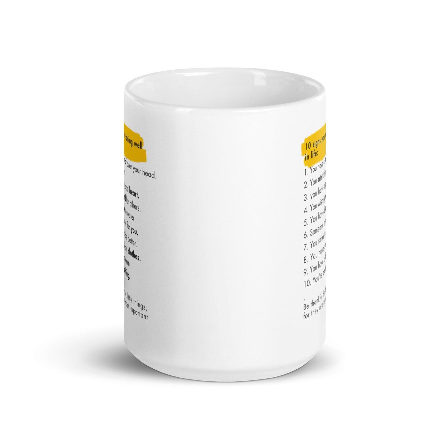 Gratitude Ceramic Mug - Inspire Cups