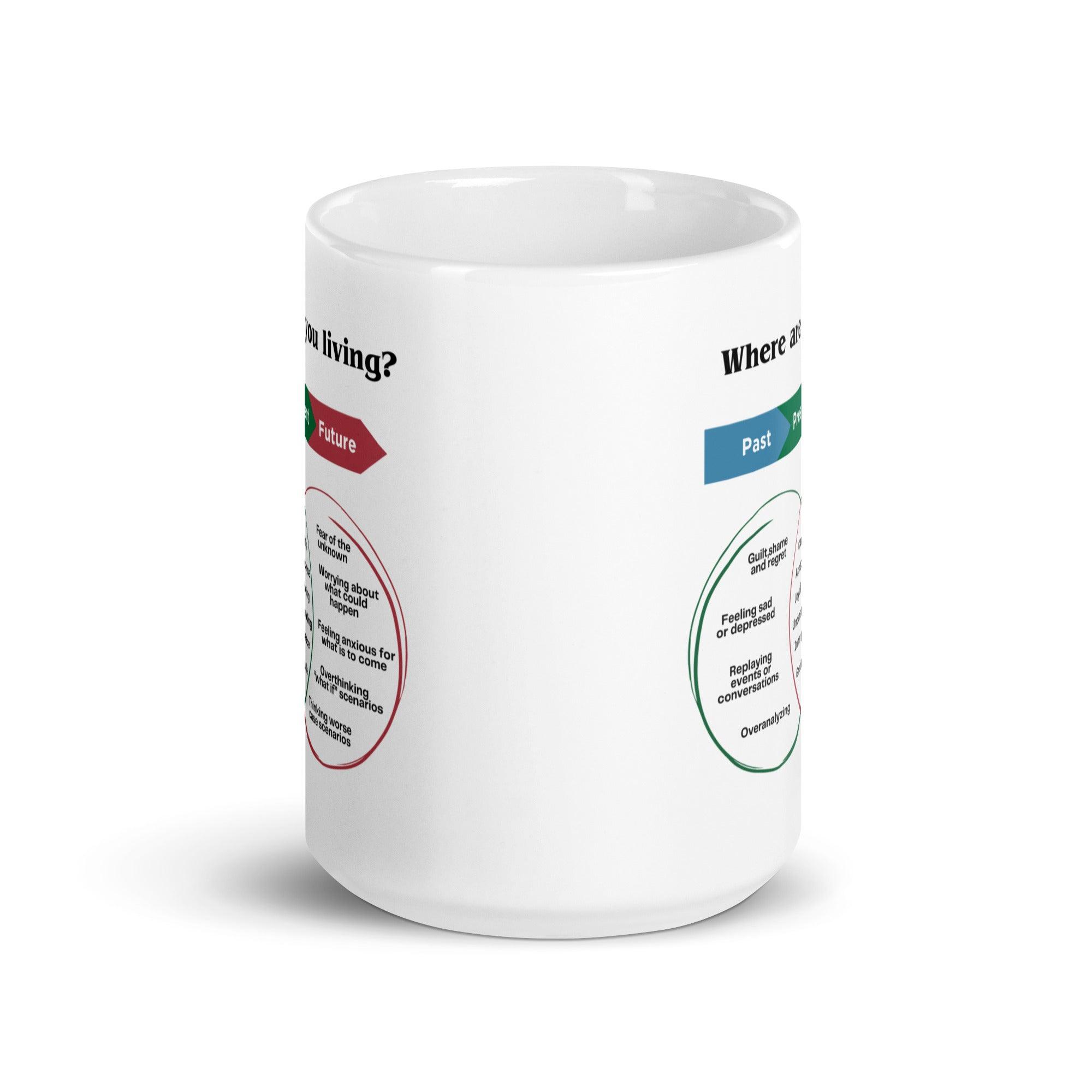 Mindfulness Present Moment Mug – Ceramic Reminder for Daily Wellness - Inspire Cups
