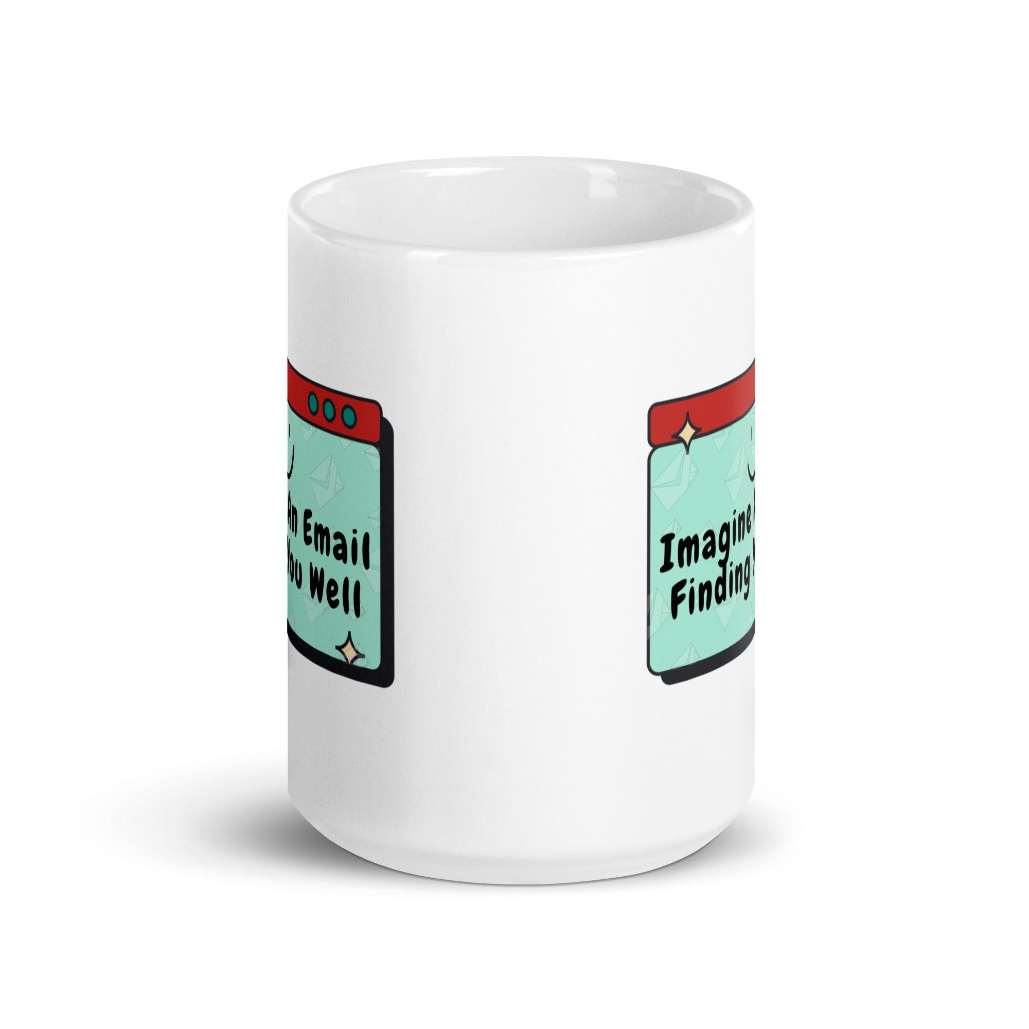 Imagine an Email Whimsical Email Printed Mug For Gifting - Inspire Cups