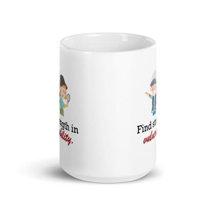 Find Strength In Vulnerability Mug | Empowerment Ceramic Coffee Mug - Inspire Cups
