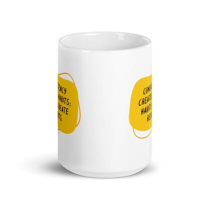Consistency Habits Results Mug - Inspire Cups