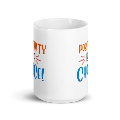Motivational Quote Mug with Bold Ceramic Design for Uplifting - Inspire Cups