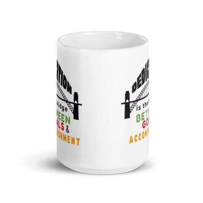 Dedication Motivational Coffee Mug featuring vibrant design - Inspire Cups