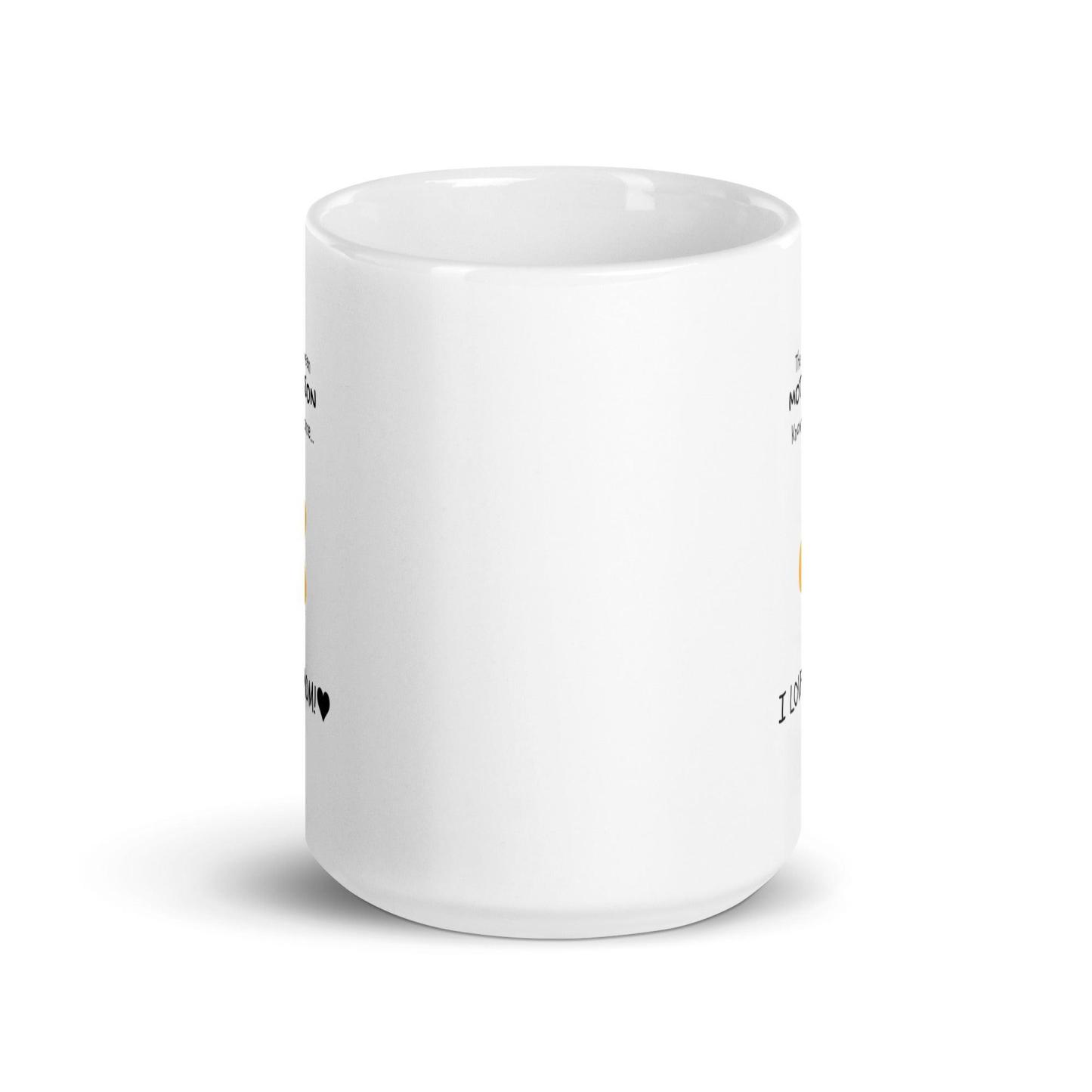 Mom Son Bonding Printed Mug featuring a heartfelt illustration - Inspire Cups