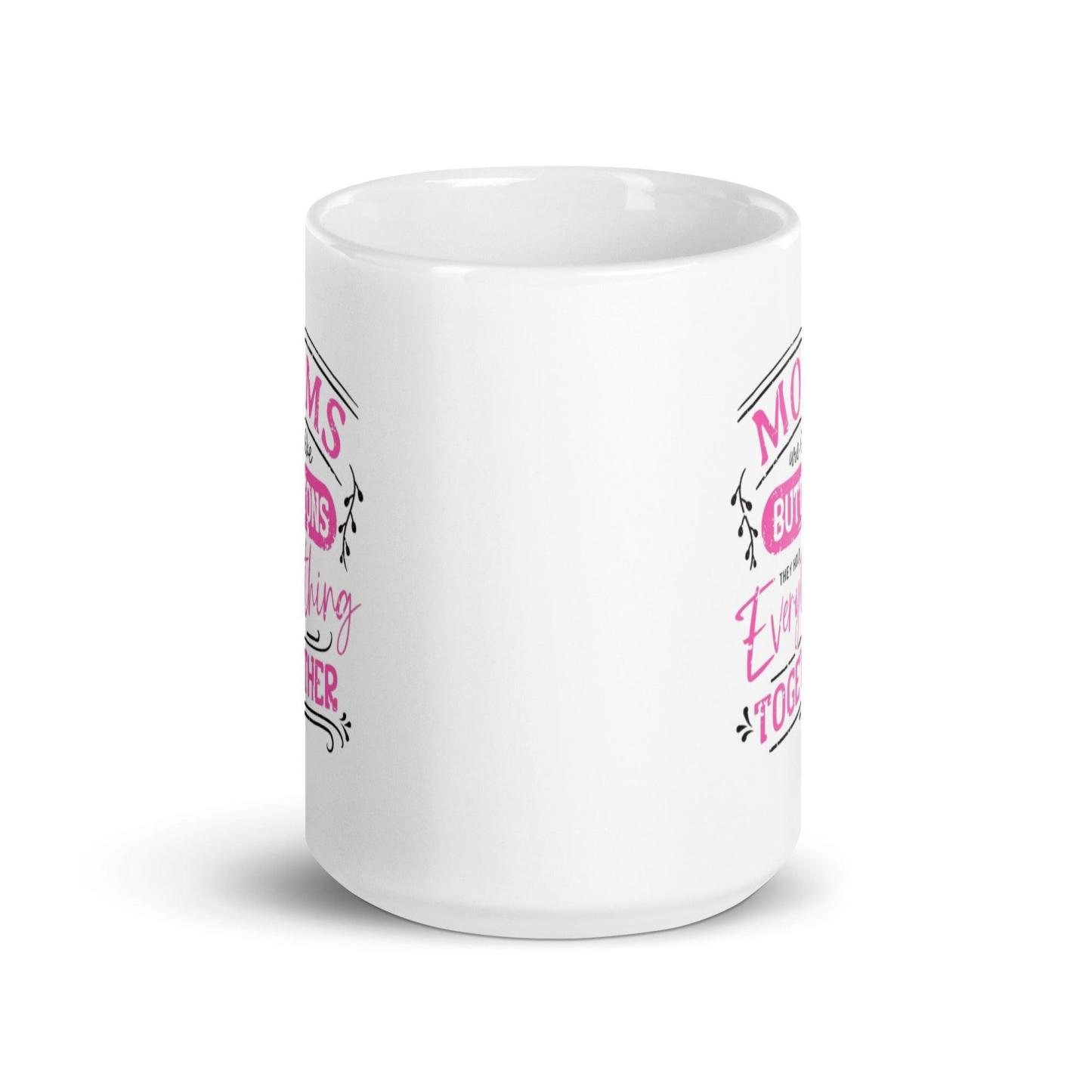 Mothers Printed Mug with Glossy Ceramic Finish and Bold Message - Inspire Cups