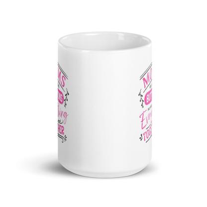 Mothers Printed Mug with Glossy Ceramic Finish and Bold Message - Inspire Cups