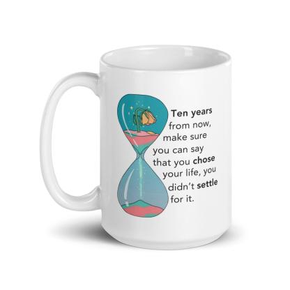 Intentional Living Quote Mug - Inspire Cups