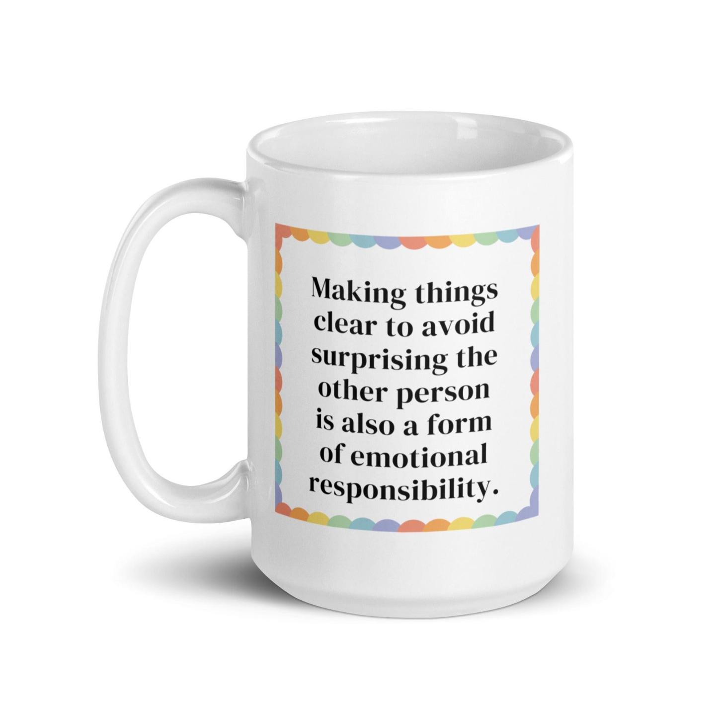 Emotional Responsibility Coffee Mug - Inspire Cups