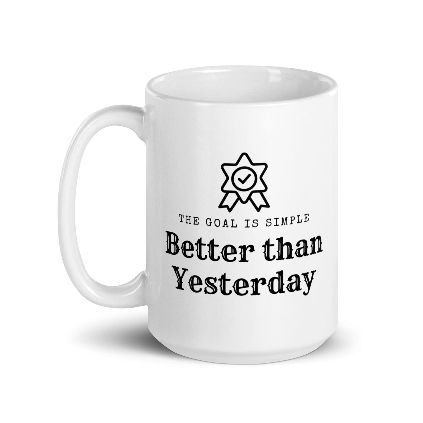 Daily Progress Coffee Mug - Inspire Cups