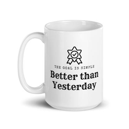 Daily Progress Coffee Mug - Inspire Cups