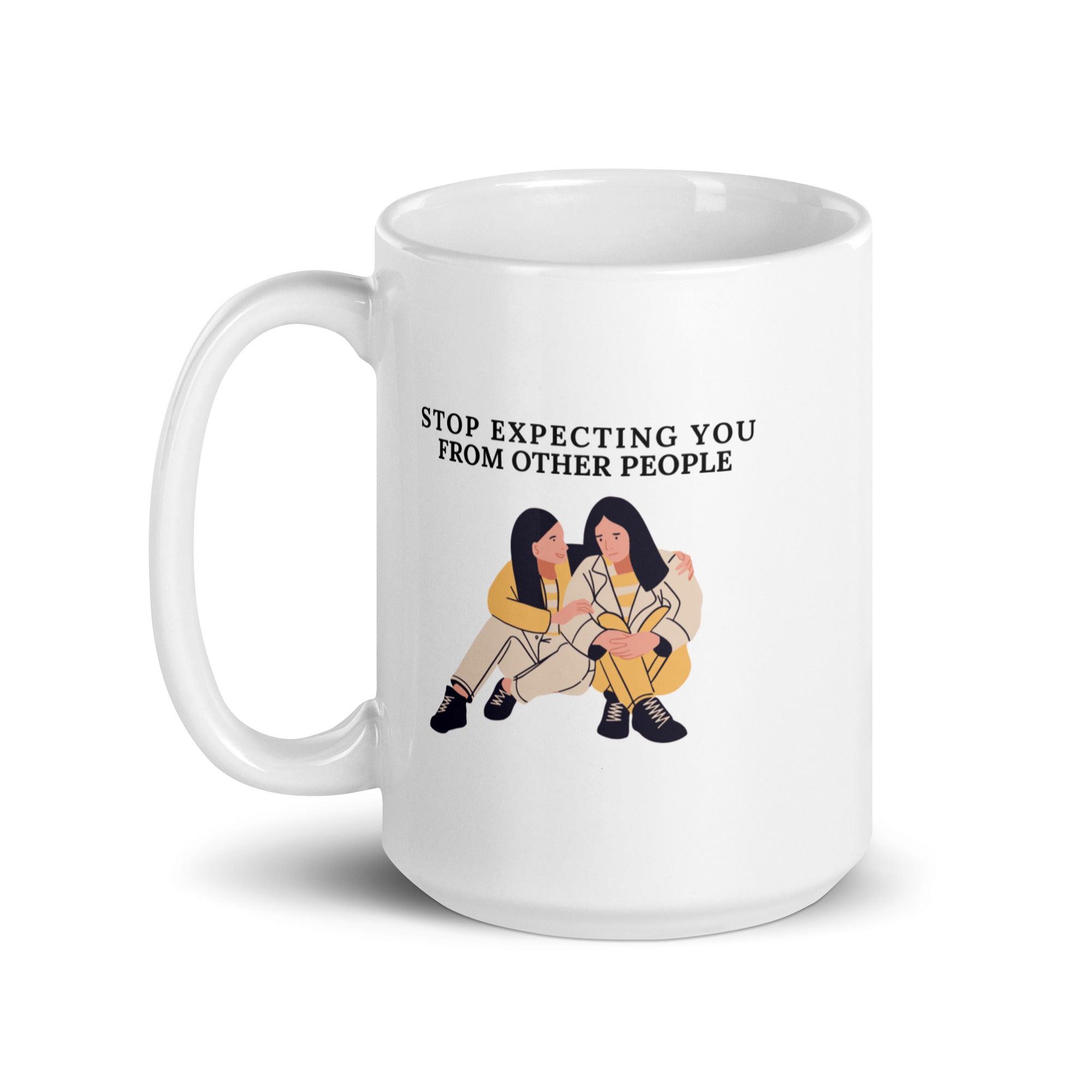 Self Awareness Quote Mug Daily Reminder For Growth And Boundaries - Inspire Cups