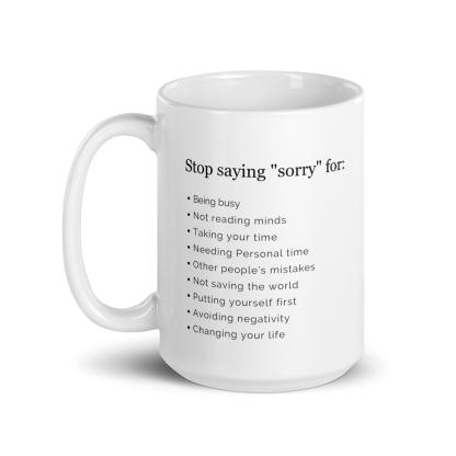 Empowerment Quote Mug Confidence Boosting Ceramic Drinkware - Inspire Cups