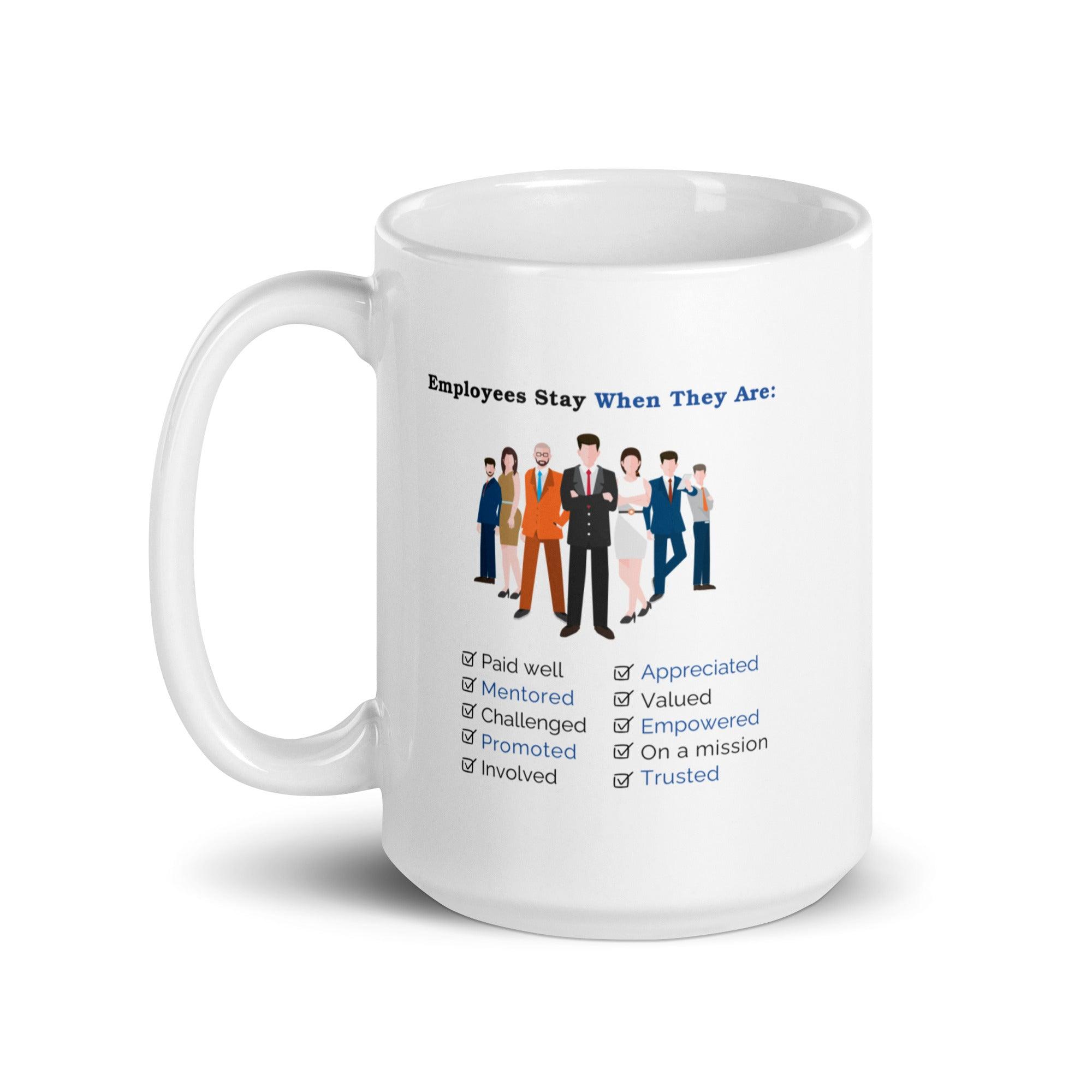 Employee Retention Value Mug - Inspire Cups