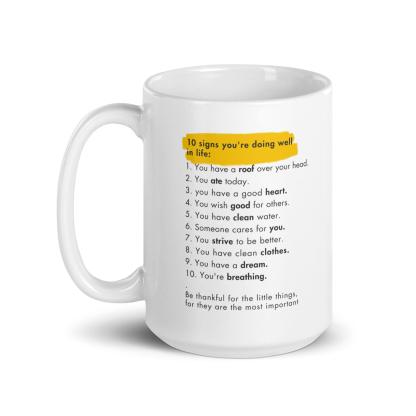 Gratitude Ceramic Mug - Inspire Cups