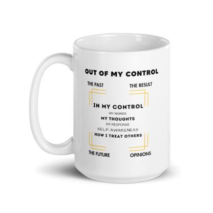 In My Control Glossy mug - Inspire Cups