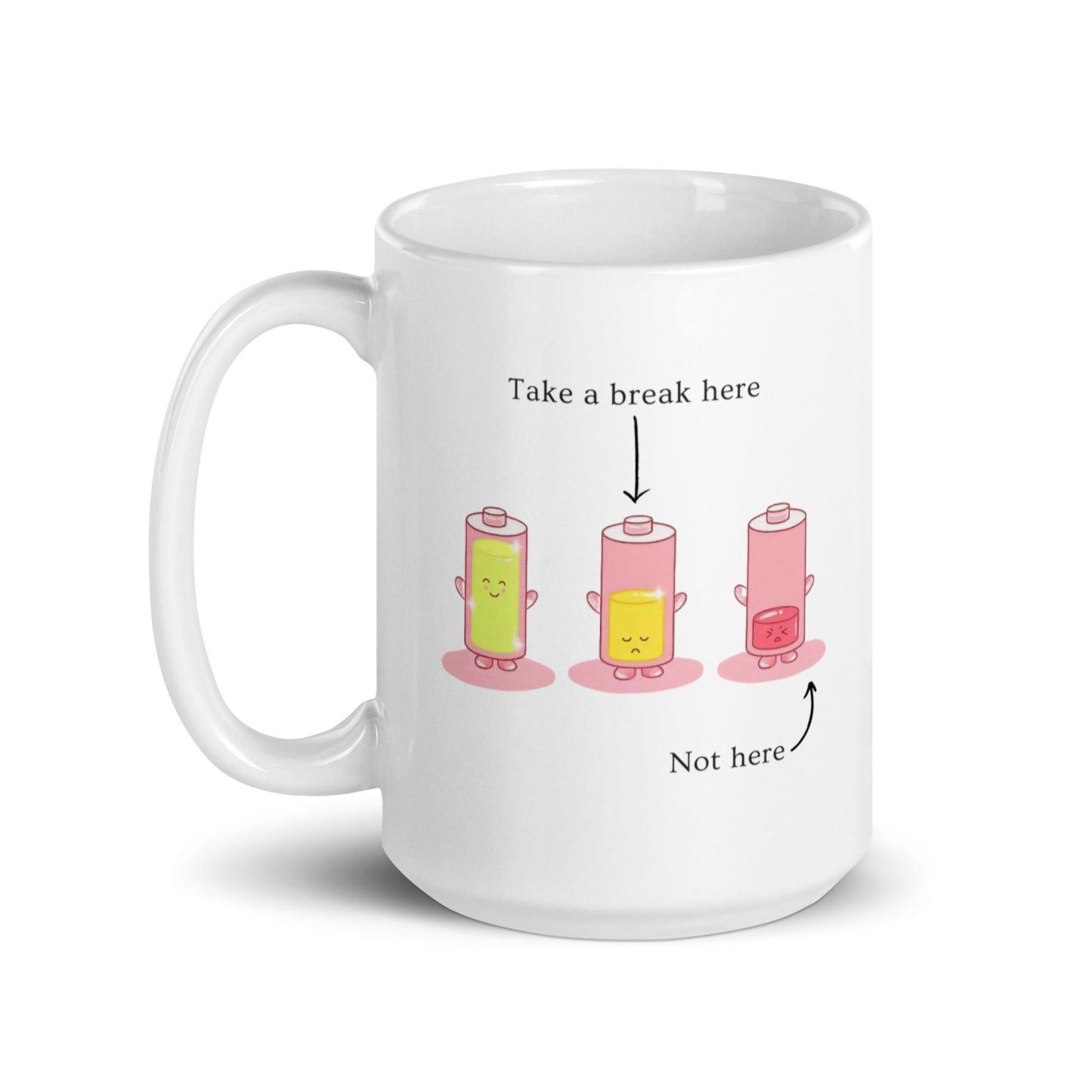 Take A Break Mug – Mindful Ceramic Gift for Daily Relaxation - Inspire Cups