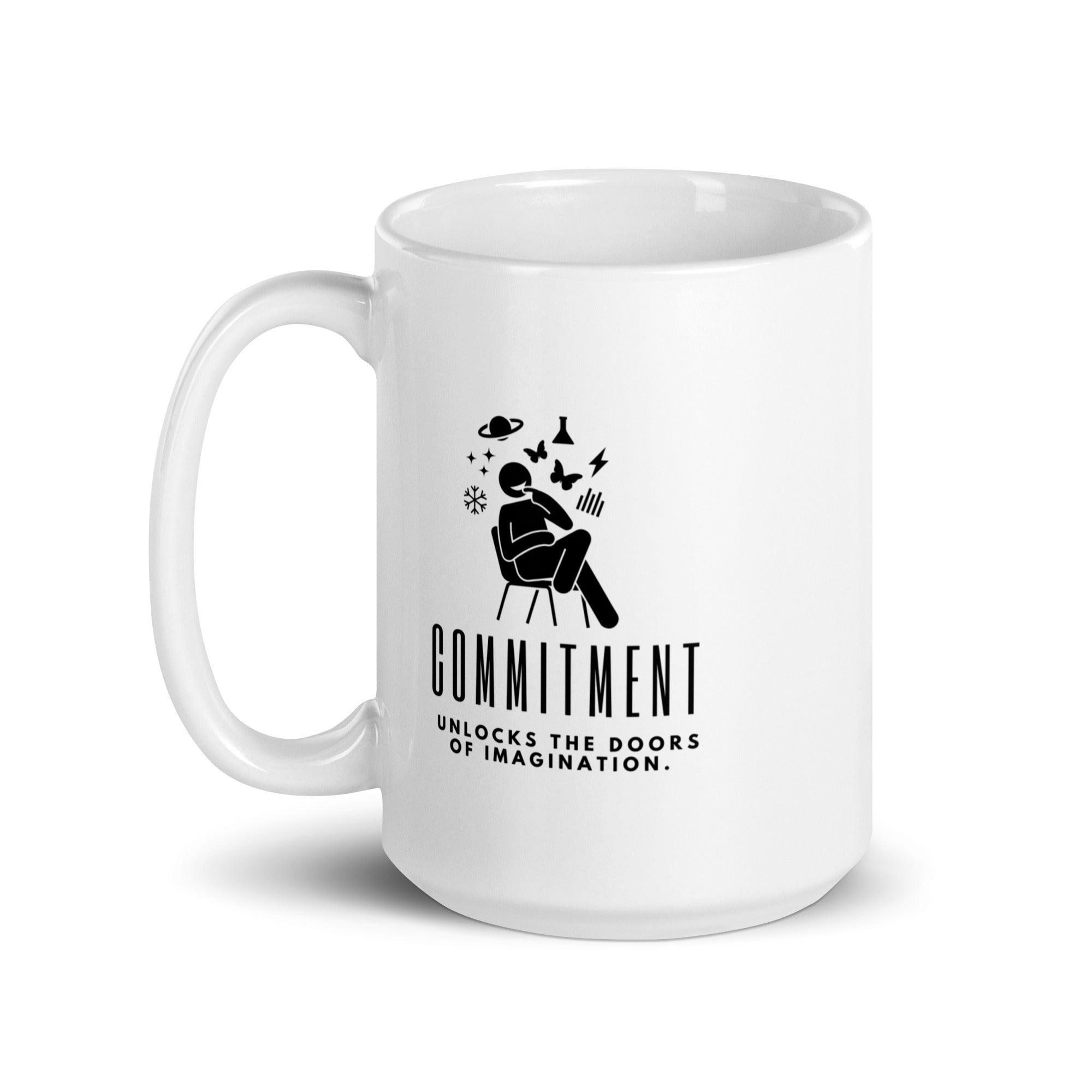creative commitment ceramic mug - Inspire Cups