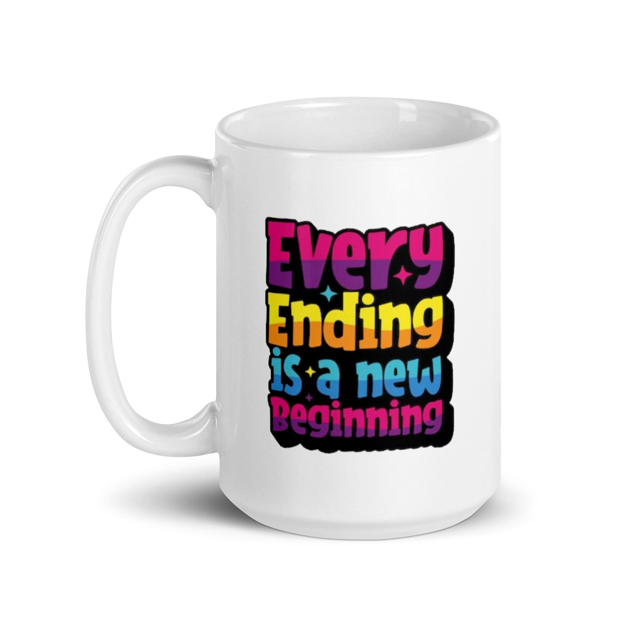 New Beginning Quote Mug - Inspire Cups