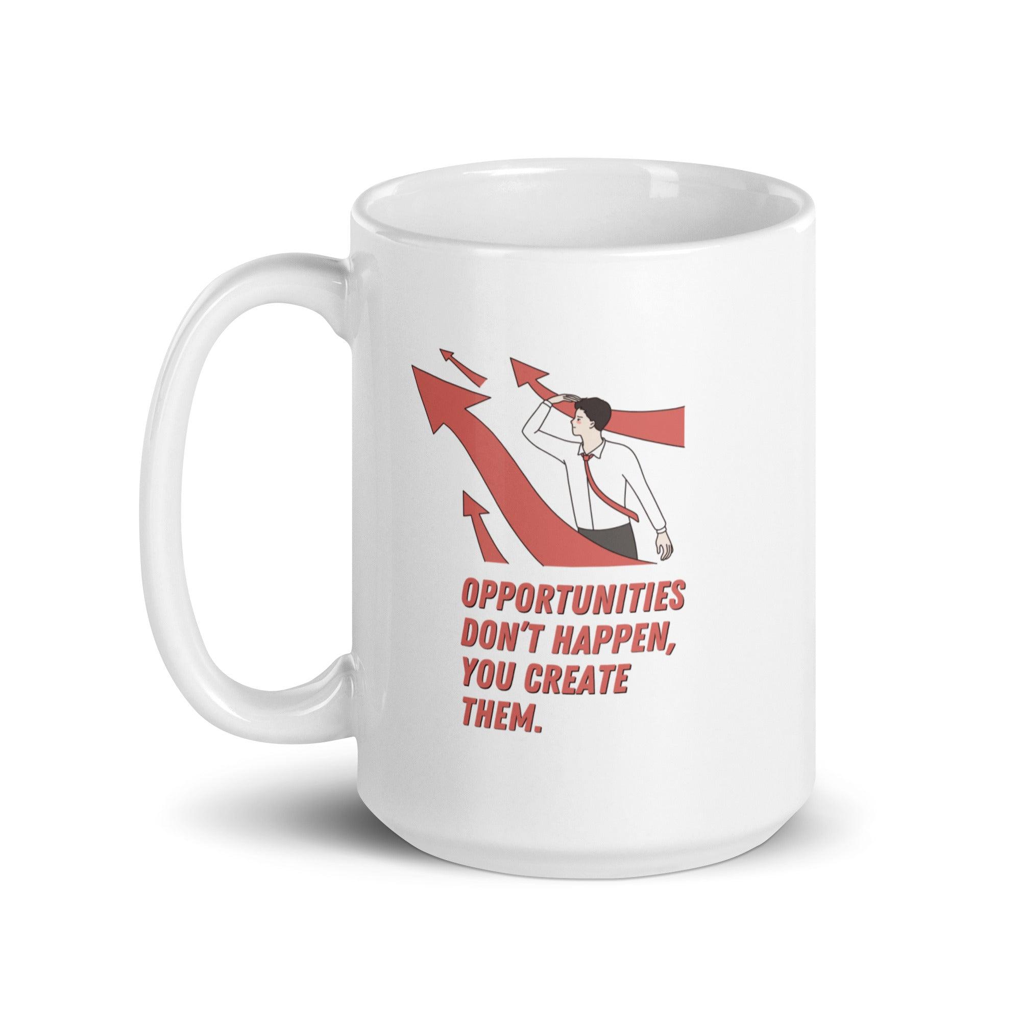 Motivational Opportunity Ceramic Mug - Inspire Cups