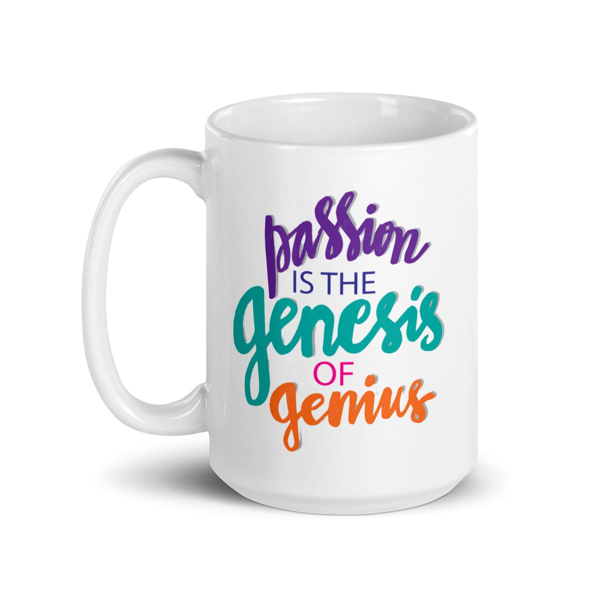 Passion Genius Quote Mug - Inspire Cups