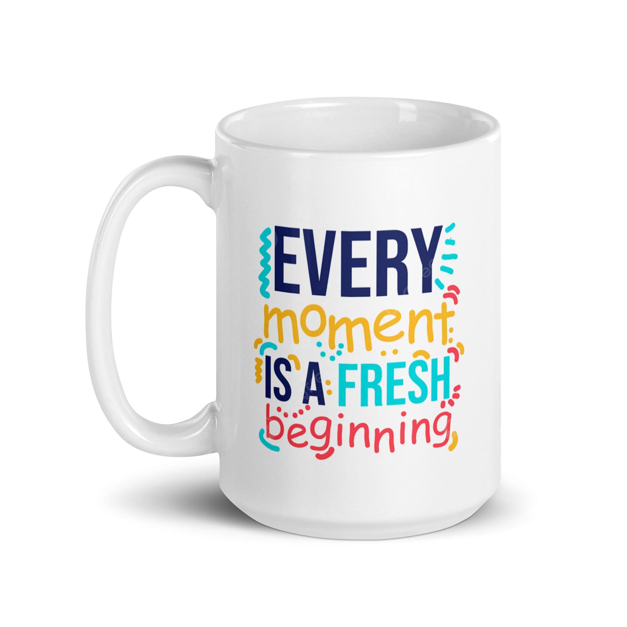 Fresh Beginning Glossy Mug - Inspire Cups