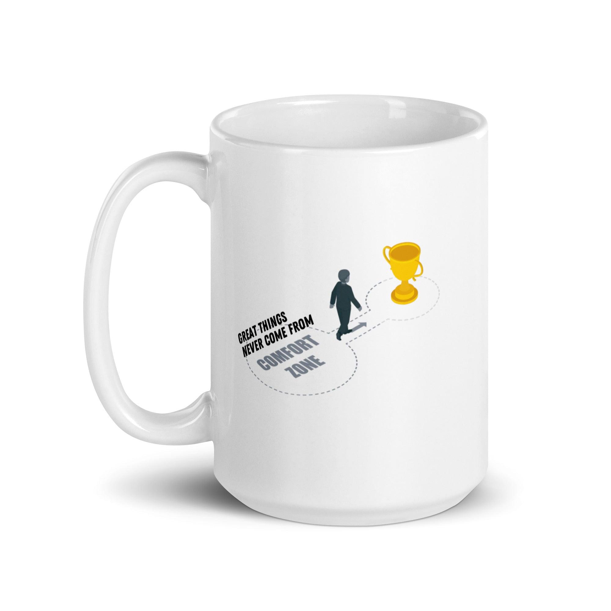 Motivational Comfort Zone Mug - Inspire Cups