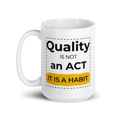 Motivational Ceramic Habit Mug - Inspire Cups