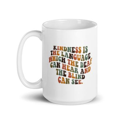Kindness Quote Printed Mug - Inspire Cups