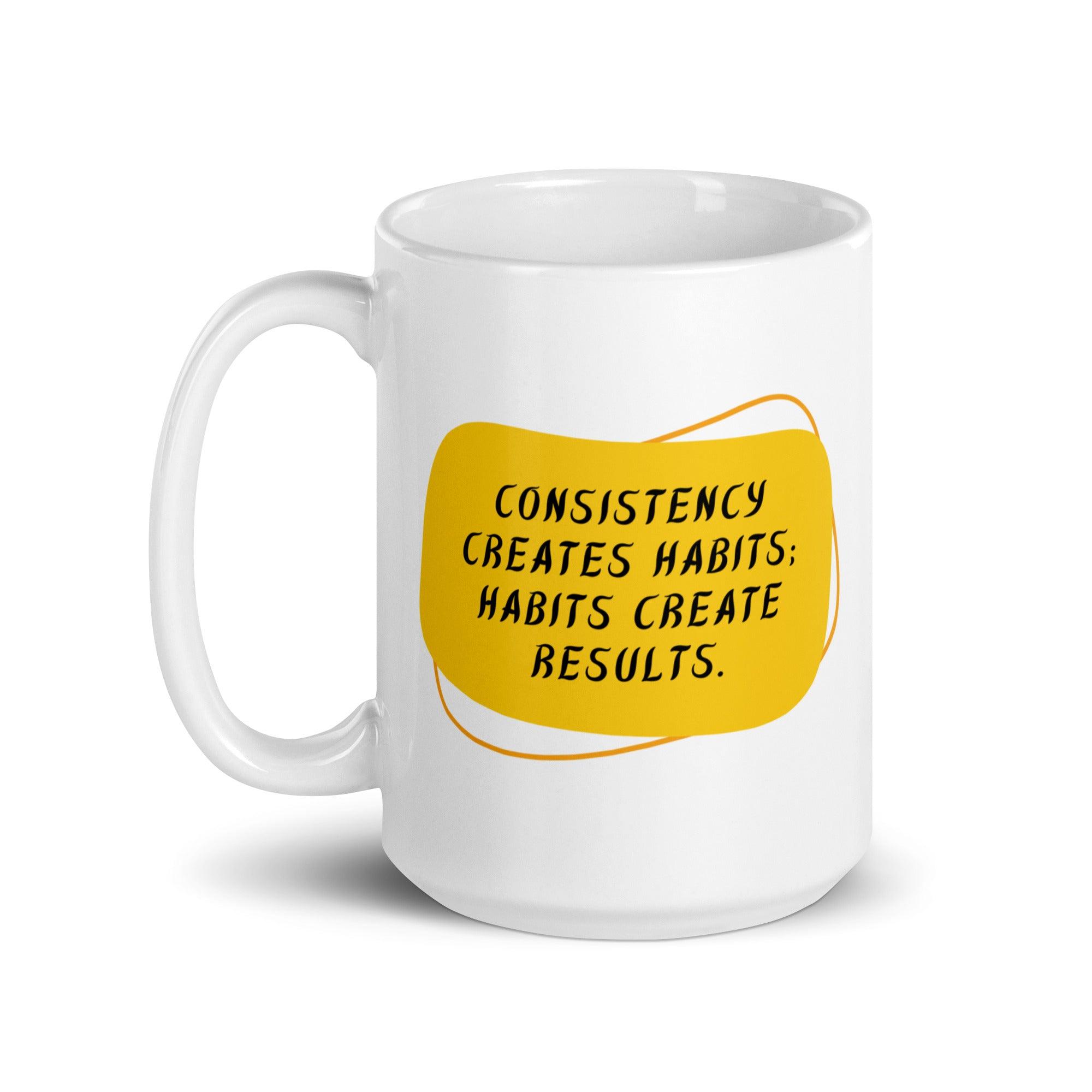 Consistency Habits Results Mug - Inspire Cups