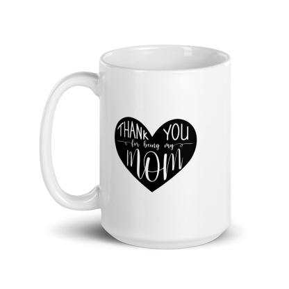 Thanks Mom Printed Mug A Thoughtful Way To Show You Care - Inspire Cups