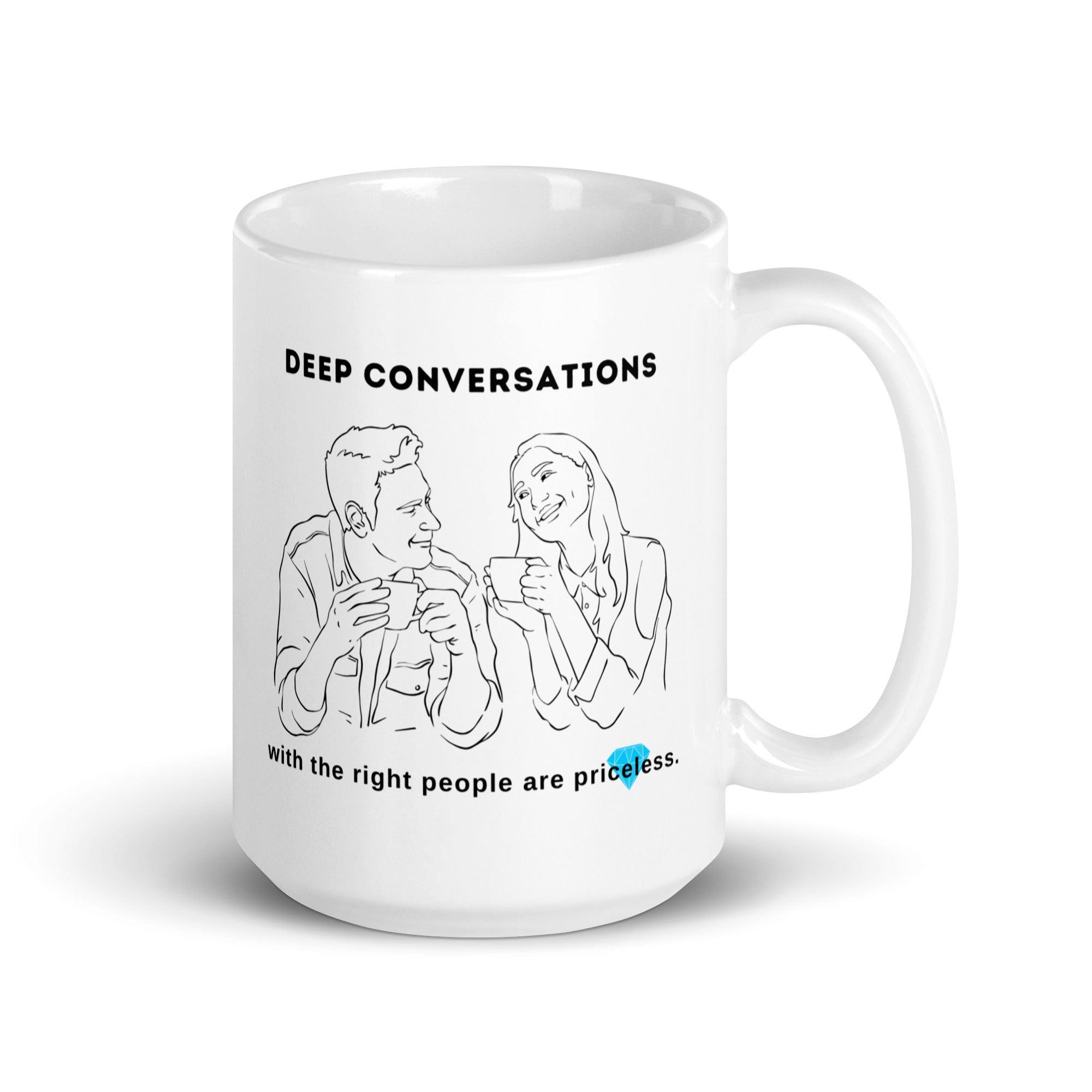 Deep Conversation Coffee Mug - Inspire Cups