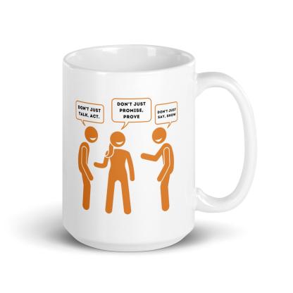 Action Reminder Ceramic Mug - Inspire Cups