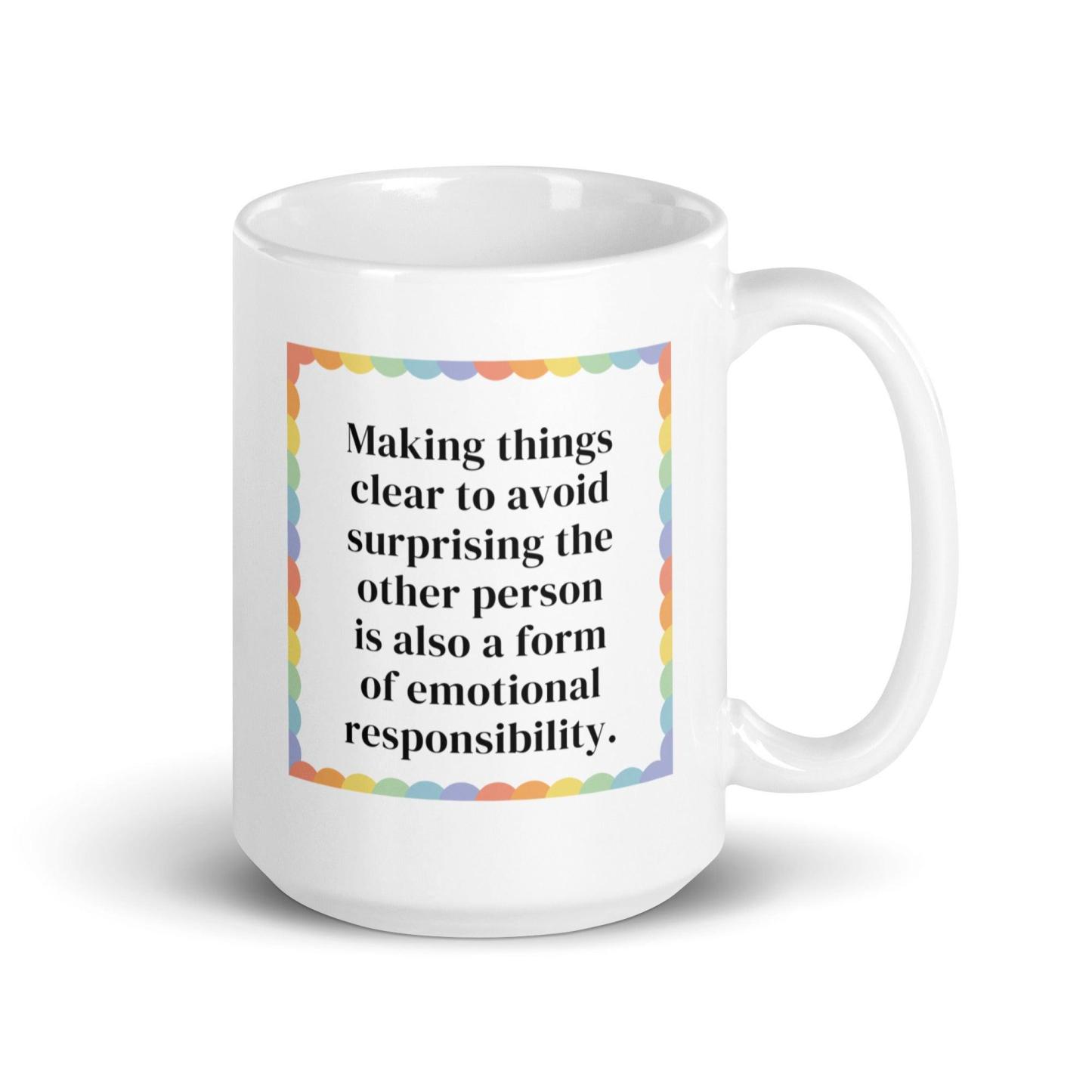 Emotional Responsibility Coffee Mug - Inspire Cups