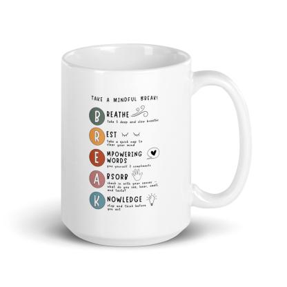 Mindful Break Ceramic Mug - Inspire Cups