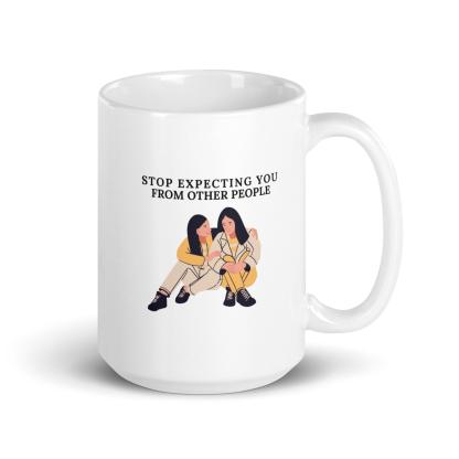 Self Awareness Quote Mug Daily Reminder For Growth And Boundaries - Inspire Cups
