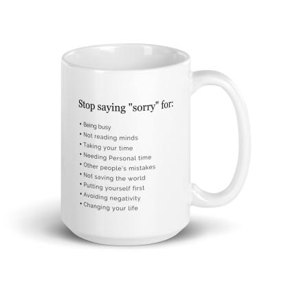 Empowerment Quote Mug Confidence Boosting Ceramic Drinkware - Inspire Cups