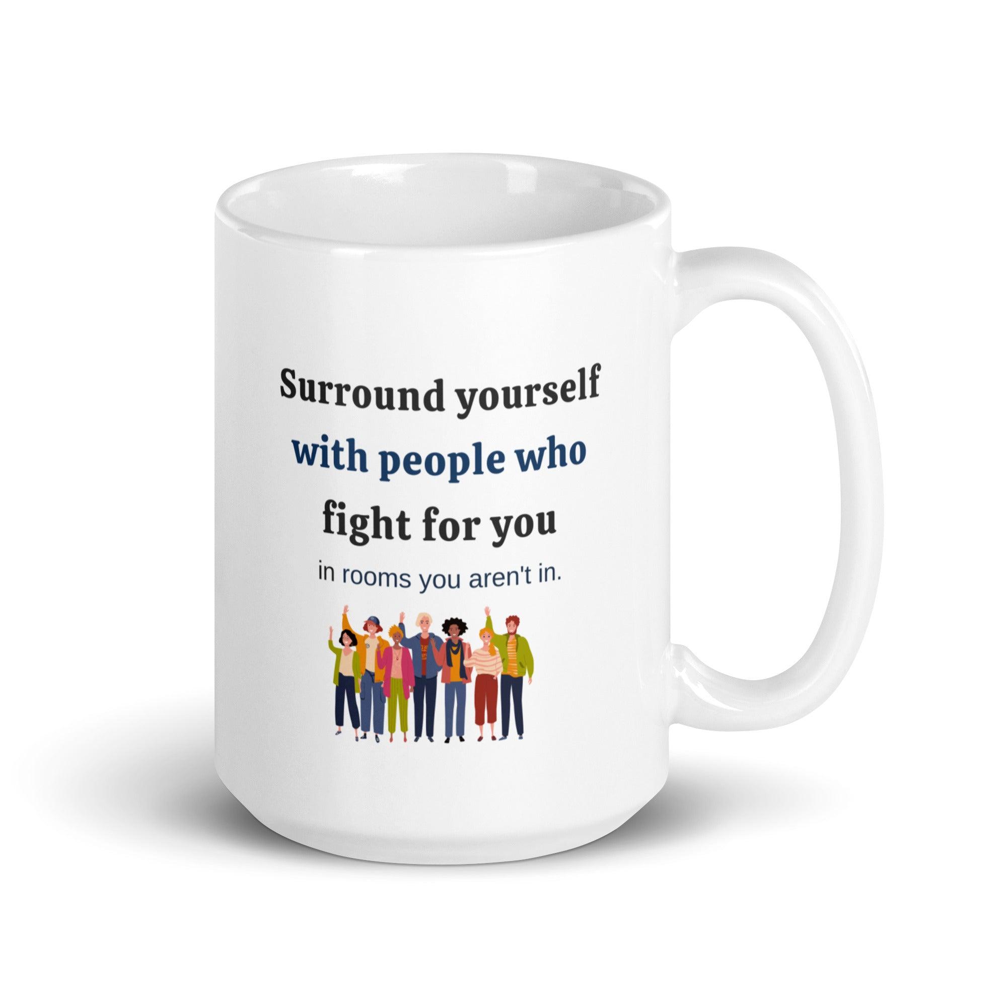 Support Circle Message Mug - Inspire Cups